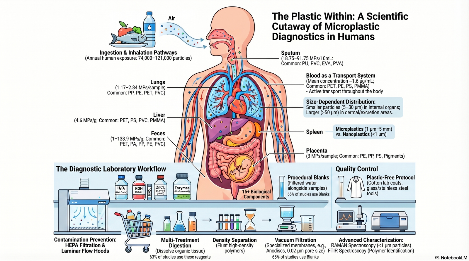 Microplastic diagnostics in humans: ‘The 3Ps’